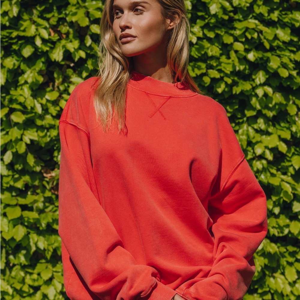 Daily Drills Red Sweatshirt and sweat shorts. Brand new with tags.